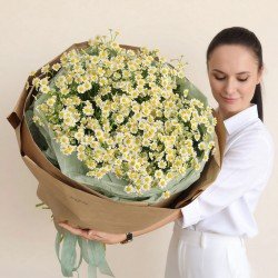 «Букет полевых ромашек М»
